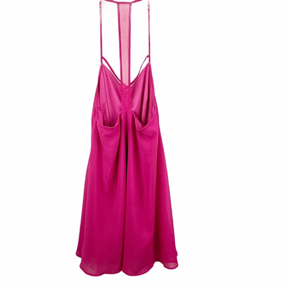 Tobi Magenta Pink Sheer Flowy Tank Cami Top S - Picture 3 of 7